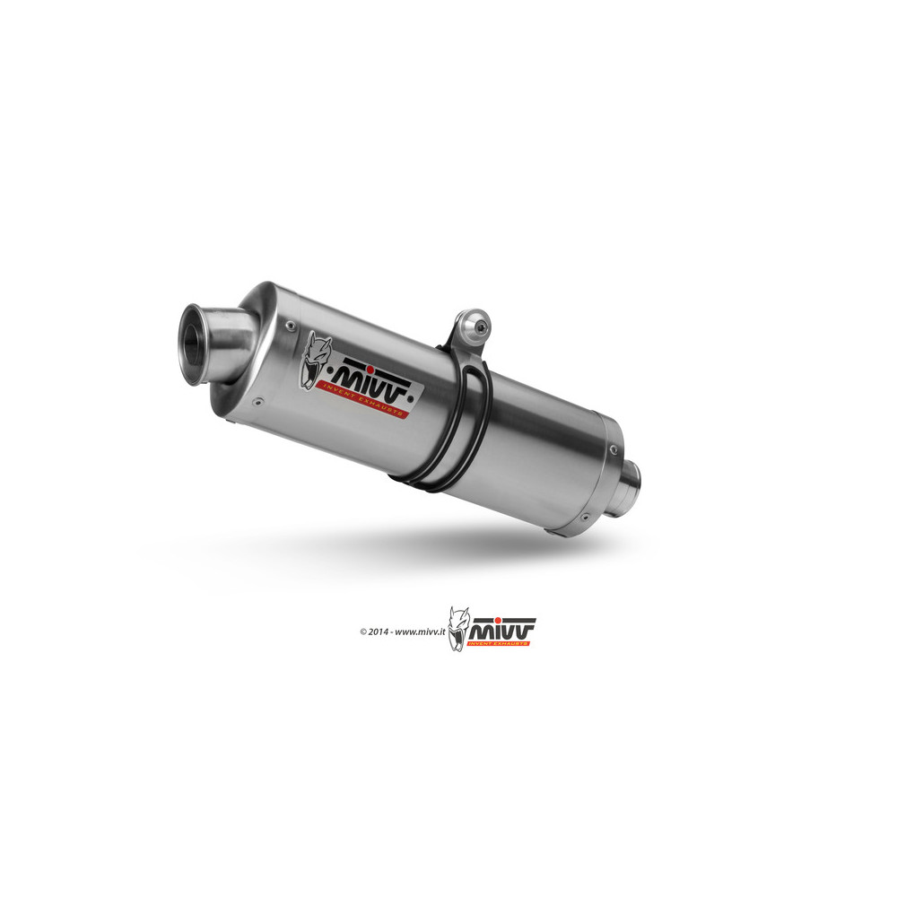 Silencieux MIVV Oval Classic inox Honda CBR600FS