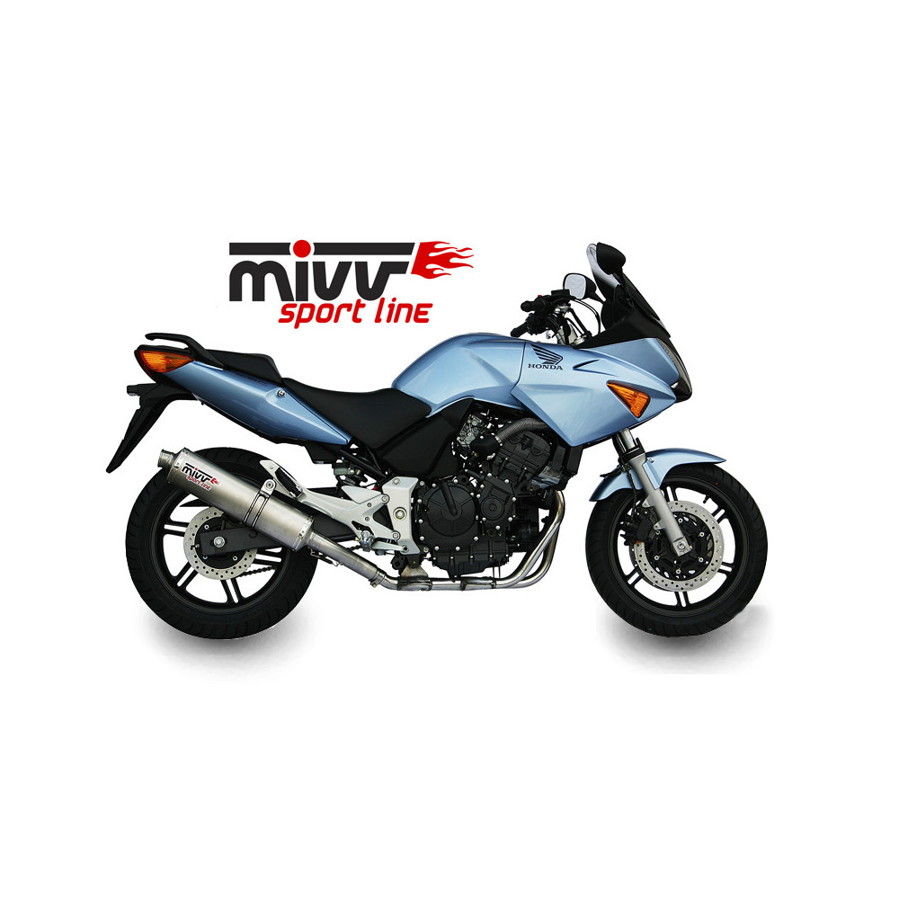 Silencieux MIVV Oval Classic inox Honda CBF600