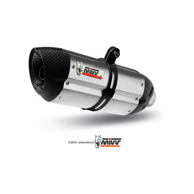 Silencieux MIVV Suono inox/casquette carbone KTM 1290 Super Duke R