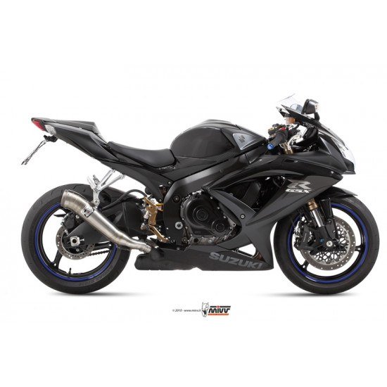 Silencieux MIVV Ghibli inox Suzuki GSX-R600/GSX-R750