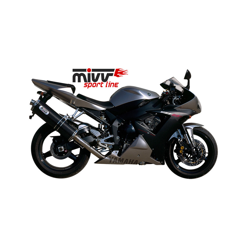 Silencieux MIVV Oval Classic carbone Yamaha YZF-R1