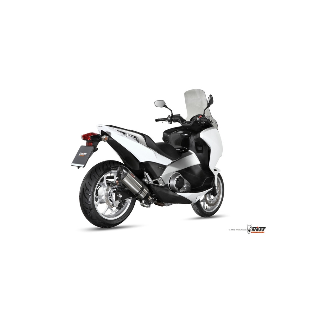 Silencieux MIVV Suono inox/casquette carbone Honda