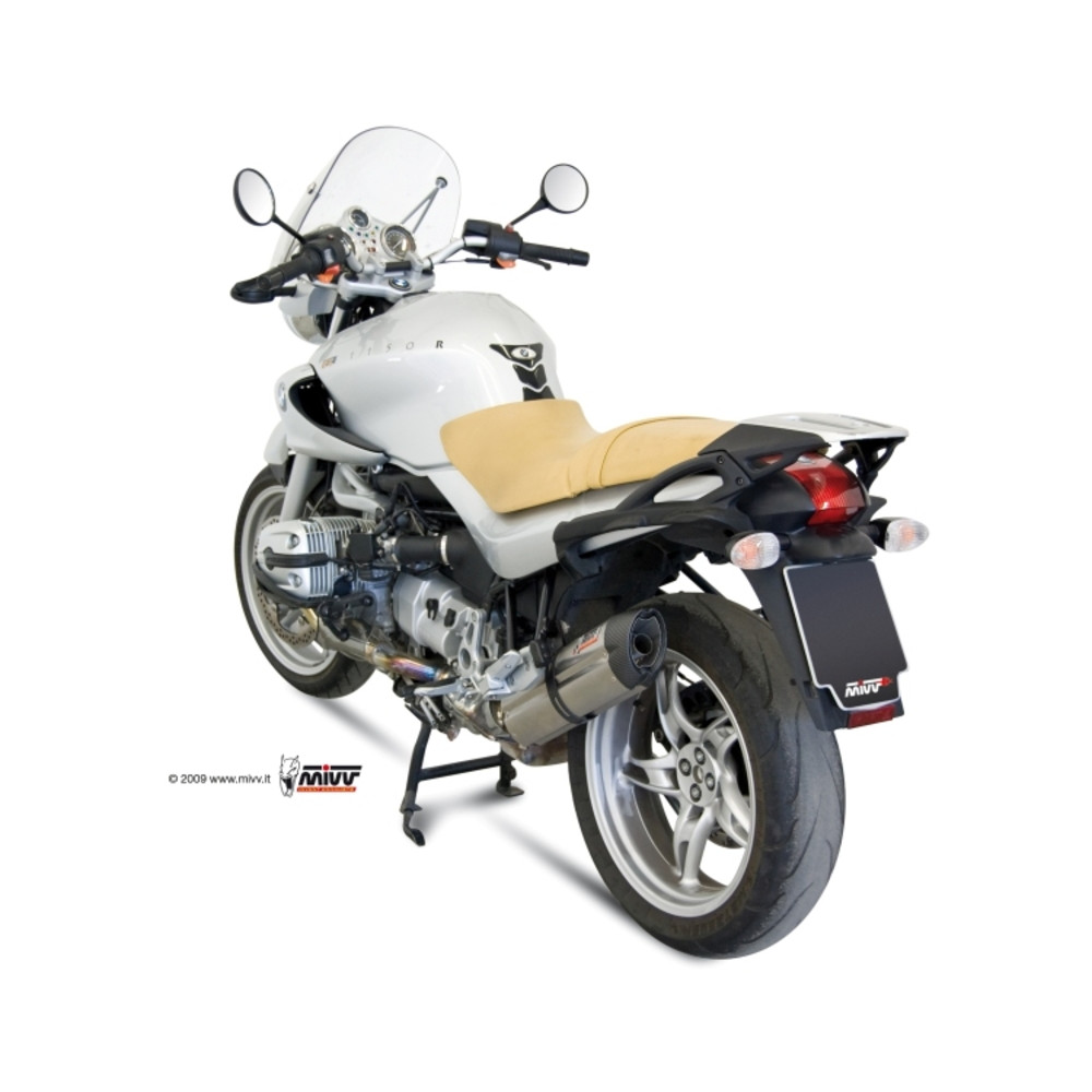 Silencieux MIVV Suono inox/casquette carbone BMW R1150R/RS/RT