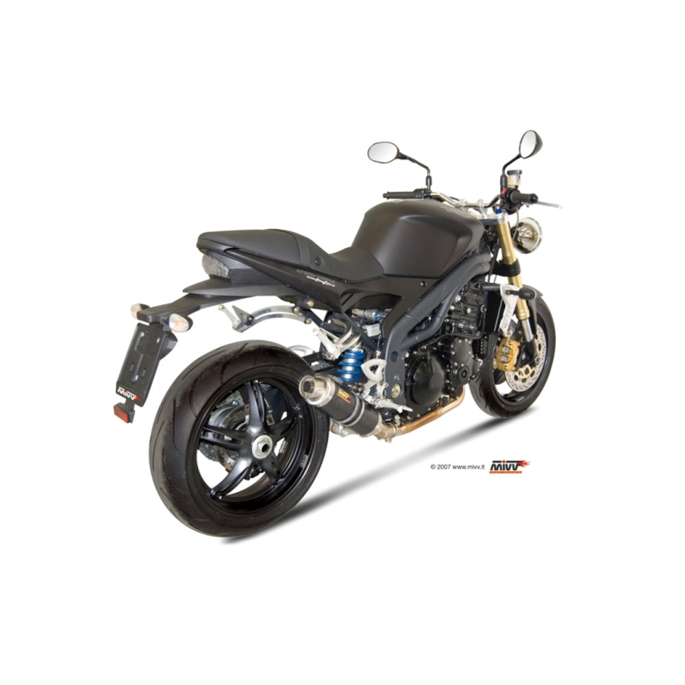 Silencieux MIVV GP carbone  Triumph Speed Triple 1050