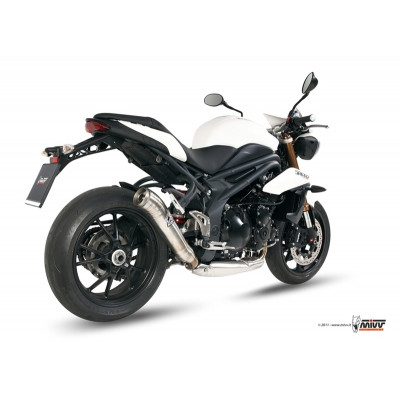 Silencieux MIVV Ghibli inox Triumph Speed Triple 1050