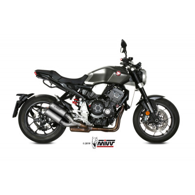 Silencieux MIVV MK3 inox/casquette inox Honda CB1000R