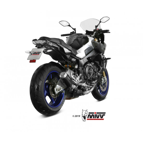 Silencieux MIVV MK3 Carbon/casquette inox Yamaha MT-10