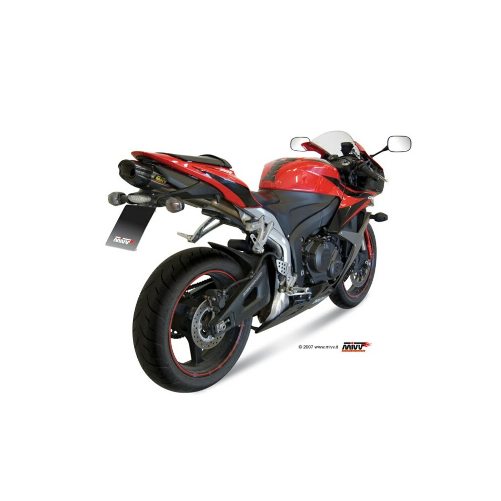 Silencieux MIVV Suono inox/casquette carbone Honda CBR600RR