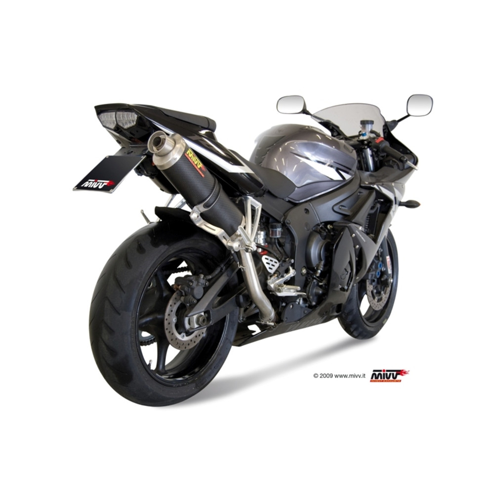 Silencieux MIVV Oval Classic carbone Yamaha YZF-R6