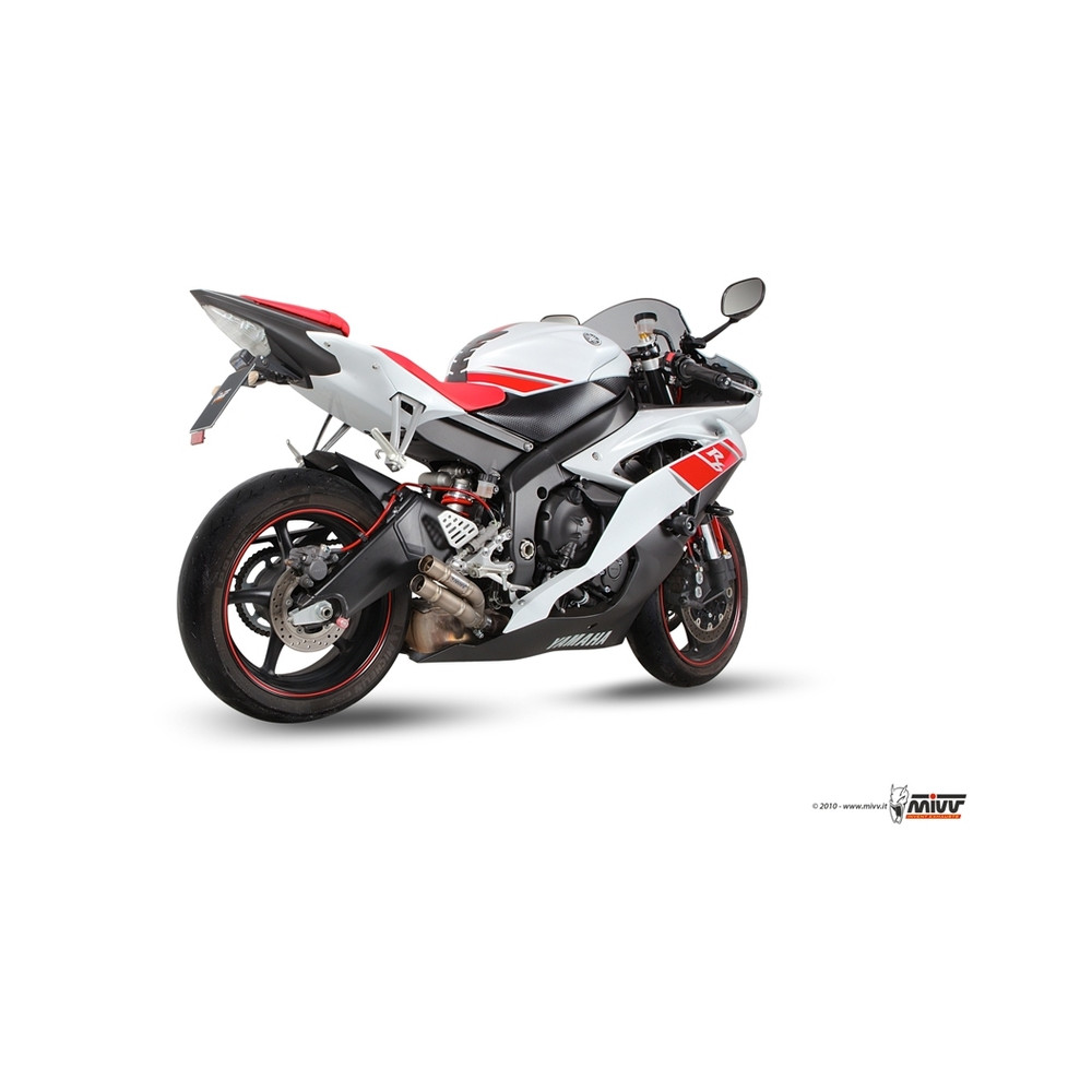 Silencieux MIVV Double Gun full titane Yamaha YZF-R6