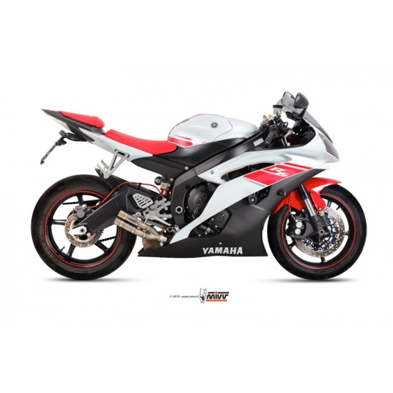 Silencieux MIVV Double Gun full titane Yamaha YZF-R6