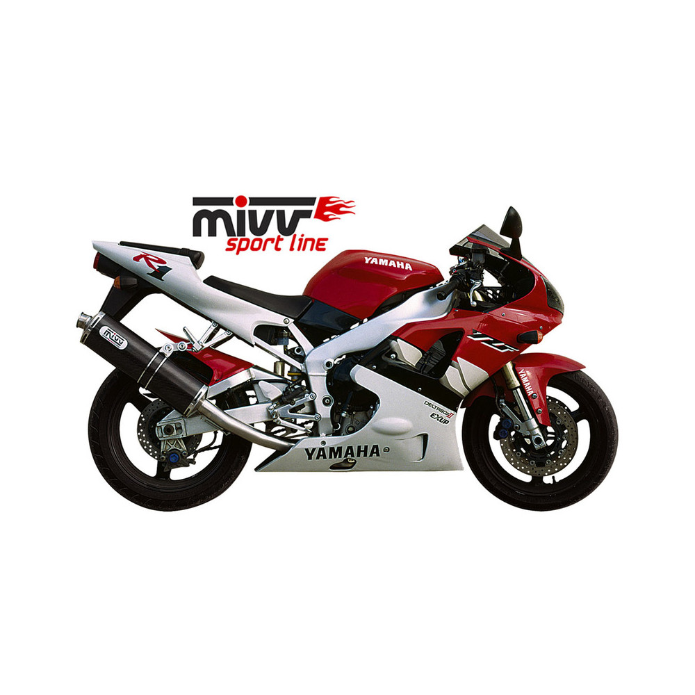 Silencieux MIVV Oval Classic carbone Yamaha YZF-R1