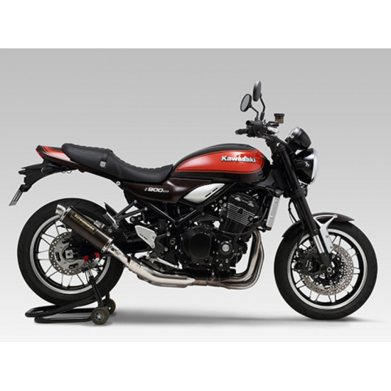 Silencieux YOSHIMURA Brevis Street Sports inox titanium bleu/casquette inox Kawasaki Z900RS