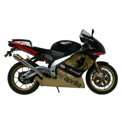 Silencieux MIVV X-Cone inox brossé Aprilia RSV1000