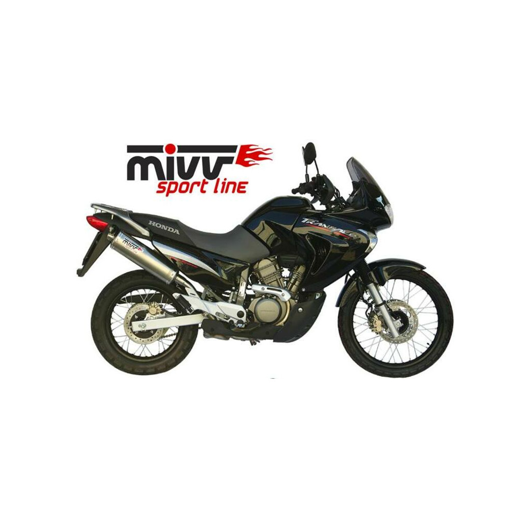 Silencieux MIVV Oval Classic inox Honda XL650V Transalp