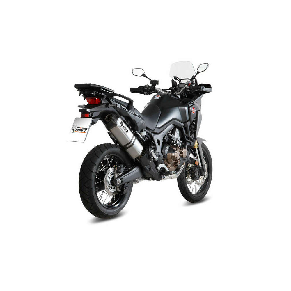 Silencieux MIVV Speed Edge inox Honda CRF1000L Africa Twin