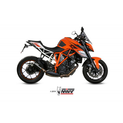 Silencieux MIVV MK3 Steel Black/casquette inox KTM 1290 Superduke