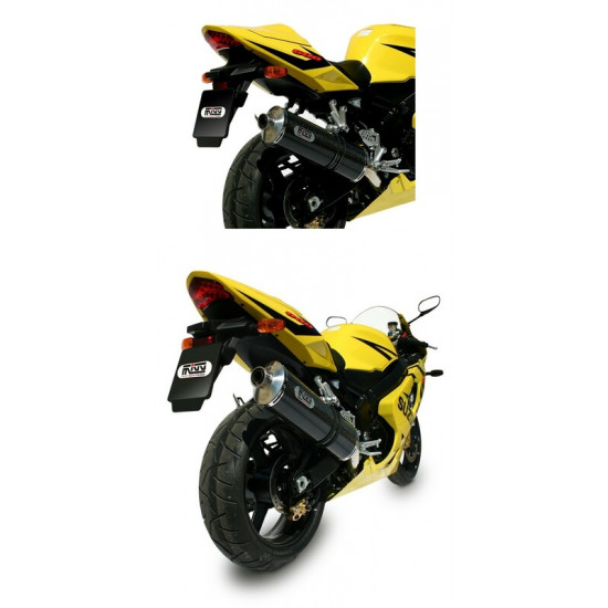 Silencieux MIVV Oval Classic carbone Suzuki GSX-R600/R750