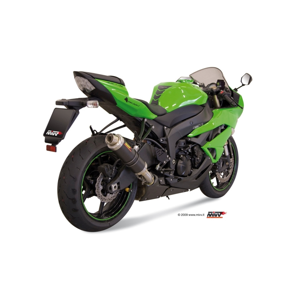 Silencieux MIVV GP carbone Kawasaki ZX6R