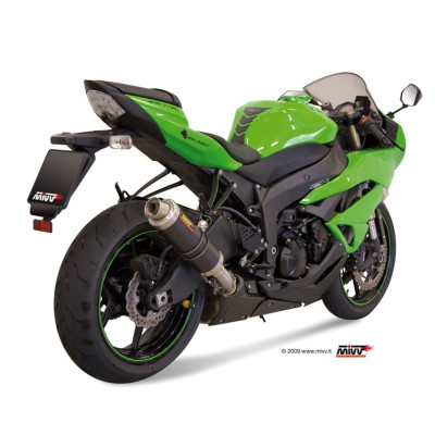 Silencieux MIVV GP carbone Kawasaki ZX6R