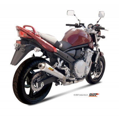 Silencieux MIVV X-Cone inox brossé Suzuki GSX650F/GSF650 Bandit