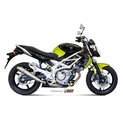 Silencieux MIVV X-Cone inox brossé Suzuki Gladius SFV 650