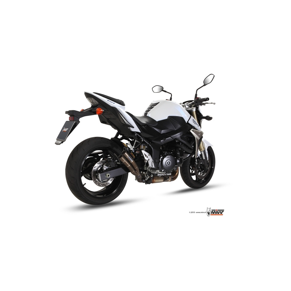 Silencieux MIVV Double Gun full titane Suzuki GSR 750