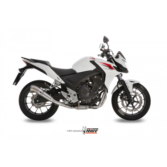 Silencieux MIVV Ghibli inox Honda CB500F/CBR500R