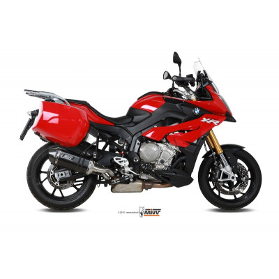 Silencieux MIVV Speed Edge inox brossé noir BMW S1000XR