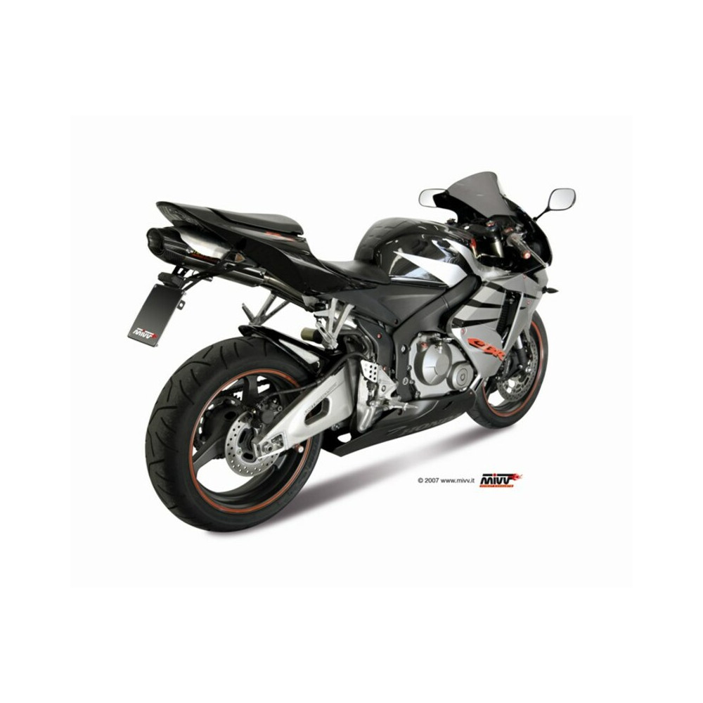 Silencieux MIVV Suono inox/casquette carbone Honda CBR600RR