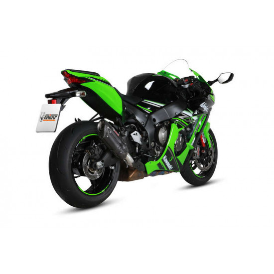 Silencieux MIVV Suono inox brossé noir Kawasaki ZX-10R