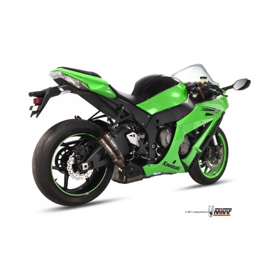 Silencieux MIVV double Gun full titane Kawasaki ZX10R