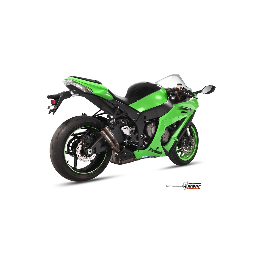 Silencieux MIVV double Gun full titane Kawasaki ZX10R