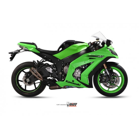 Silencieux MIVV double Gun full titane Kawasaki ZX10R