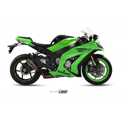 Silencieux MIVV double Gun full titane Kawasaki ZX10R