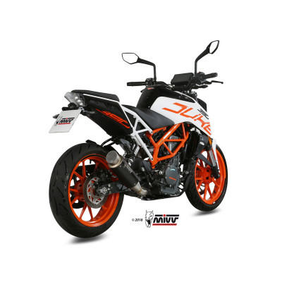 Silencieux MIVV GP Pro inox noir KTM Duke 125/390