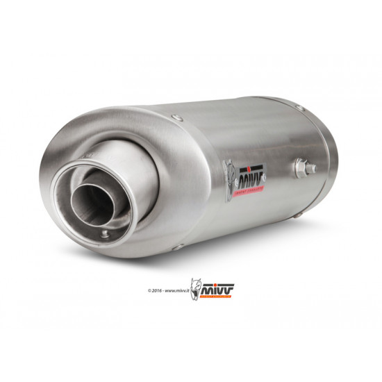 Silencieux MIVV Oval inox/embout inox Honda CBR600RR