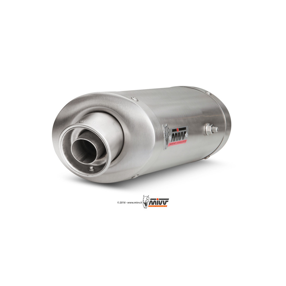 Silencieux MIVV Oval inox/embout inox Honda CBR600RR