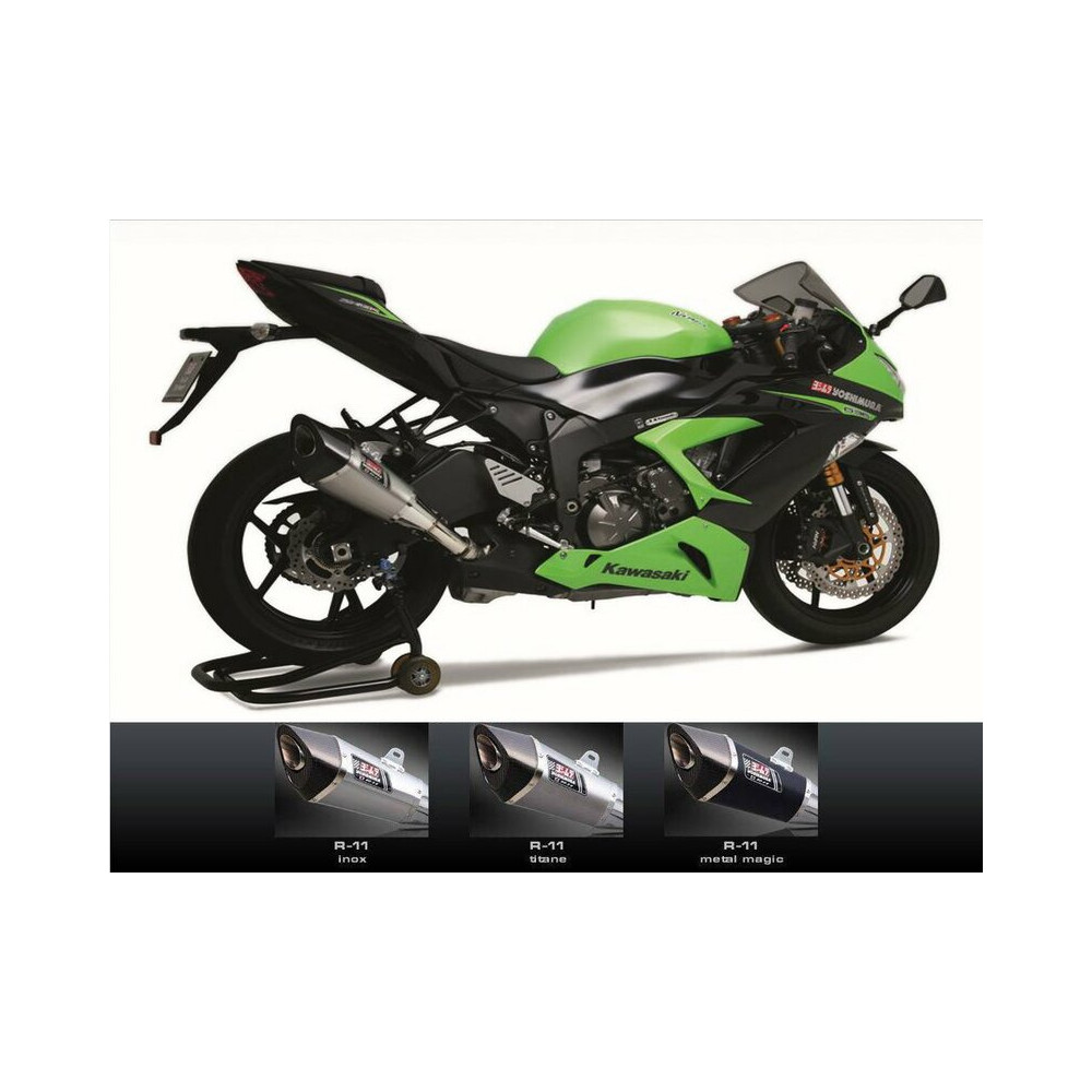 SILENCIEUX YOSHIMURA R11 INOX KAWASAKI ZX636-R