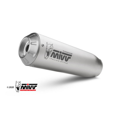 Silencieux double MIVV X-M1 - titane/inox Ducati Hypermotard 950/SP