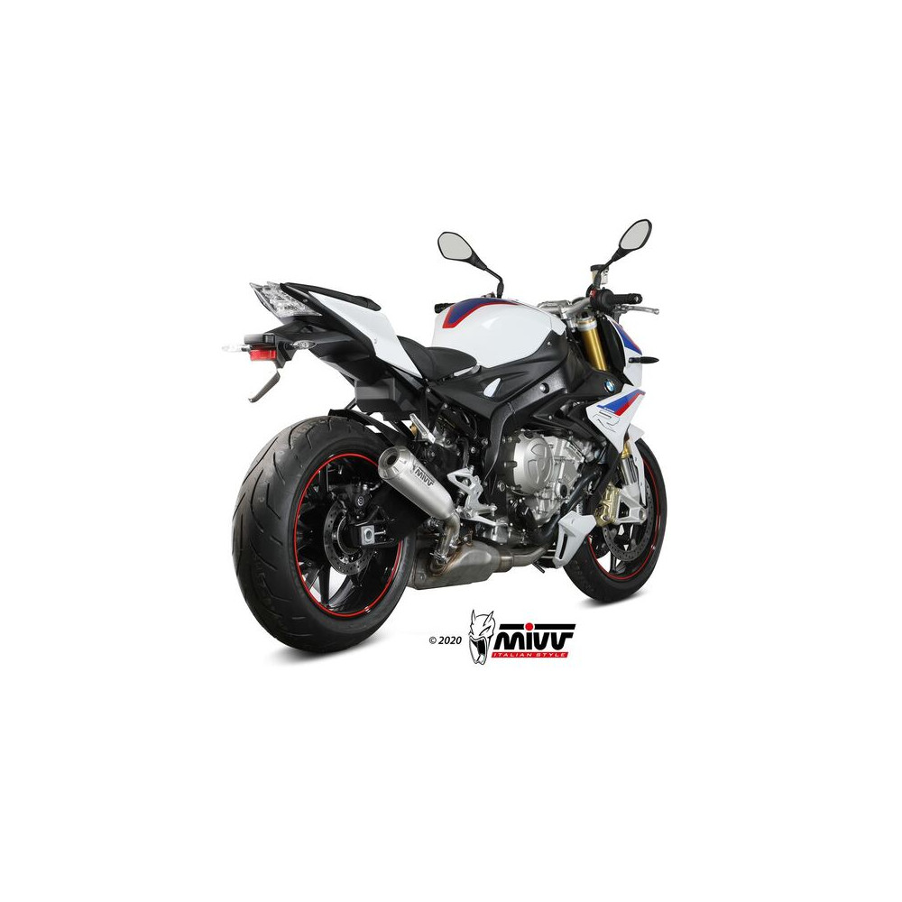 Silencieux MIVV X-M1 - titane/inox BMW S1000R