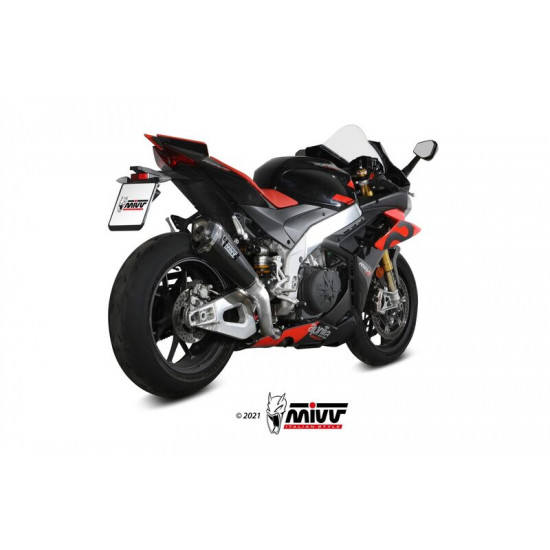 Silencieux MIVV Delta Race carbone - Aprilia RSV4