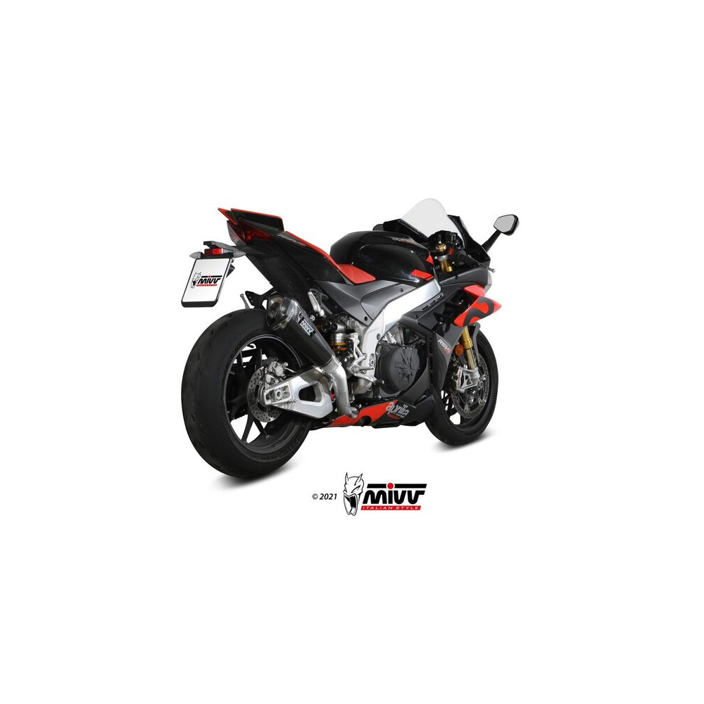 Silencieux MIVV Delta Race carbone - Aprilia RSV4