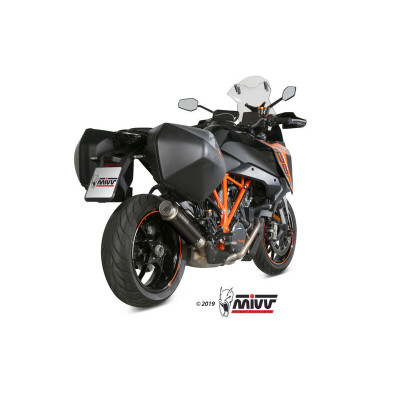 Silencieux MIVV Dakar Slip-On acier inoxydable noir - KTM 1290 Superduke GT