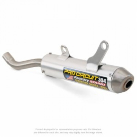 Silencieux PRO CIRCUIT 304 aluminium/inox - Yamaha YZ125