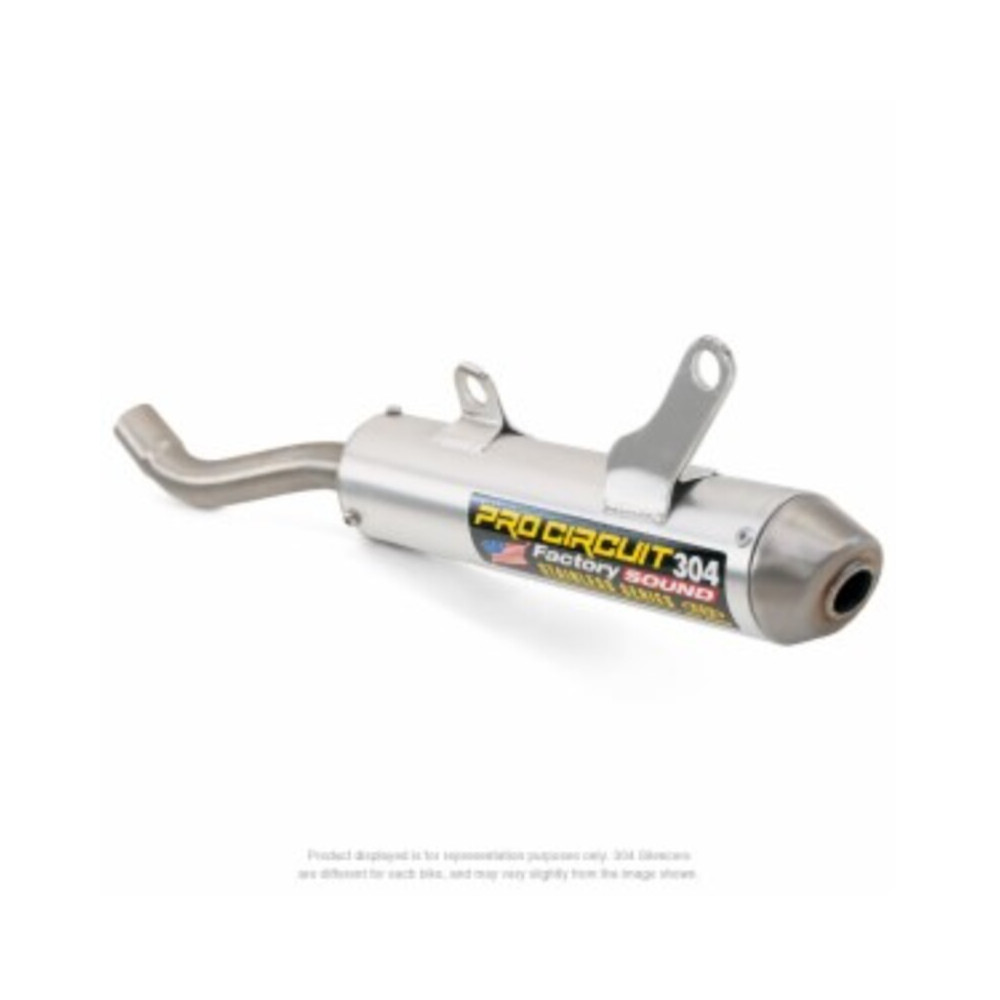 Silencieux PRO CIRCUIT 304 aluminium/inox - Yamaha YZ125