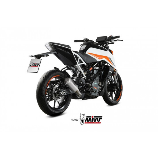 Silencieux MIVV MK3 Slip-On acier inoxydable - KTM 125 / 390 Duke