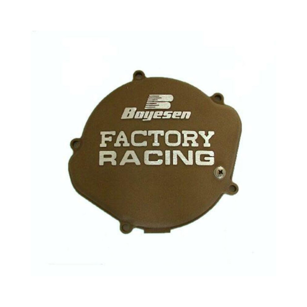 Couvercle de carter d'embrayage BOYESEN Factory Racing magnésium Honda CR125R