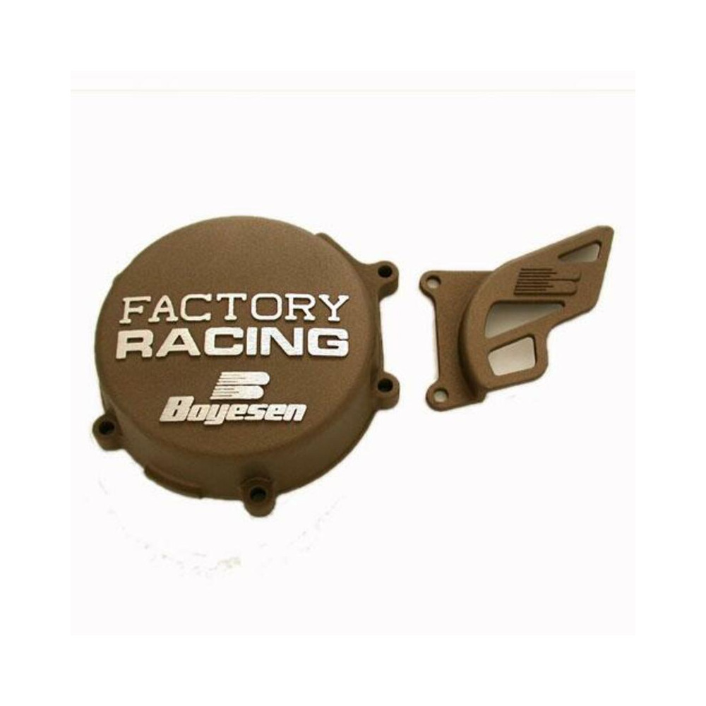 Couvercle d'allumage BOYESEN Factory Racing magnésium Kawasaki KX80/KX85