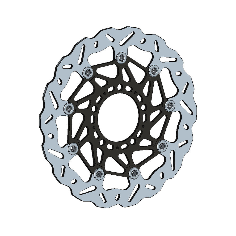 Disque de frein avant gauche BRAKING WK139L Wave flottant Kawasaki